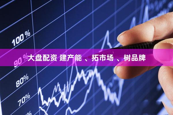 大盘配资 建产能 、拓市场 、树品牌
